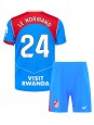 Atletico Madrid Robin Le Normand #24 Alternativní dres pro děti 2025-26 Krátký Rukáv (+ trenýrky)